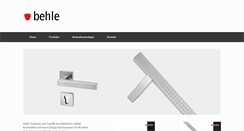Desktop Screenshot of behle.com